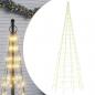 Preview: LED-Weihnachtsbaum für Fahnenmast 550 LEDs Warmweiß 300 cm