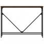 Preview: Konsolentisch Braun Eichen-Optik 102x22,5x75 cm Holzwerkstoff