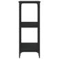 Preview: Konsolentisch Schwarz 102x35x90 cm Holzwerkstoff