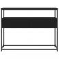 Preview: Konsolentisch Schwarz 100x40x75 cm Holzwerkstoff