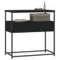 Preview: Konsolentisch Schwarz 75x40x75 cm Holzwerkstoff