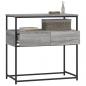 Preview: Konsolentisch Grau Sonoma 75x40x75 cm Holzwerkstoff