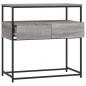 Preview: Konsolentisch Grau Sonoma 75x40x75 cm Holzwerkstoff