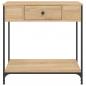 Preview: Konsolentisch Sonoma-Eiche 75x34,5x75 cm Holzwerkstoff