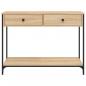 Preview: Konsolentisch Sonoma-Eiche 100x34,5x75 cm Holzwerkstoff