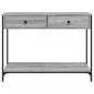 Preview: Konsolentisch Grau Sonoma 100x34,5x75 cm Holzwerkstoff