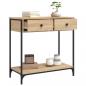 Preview: Konsolentisch Sonoma-Eiche 75x34,5x75 cm Holzwerkstoff
