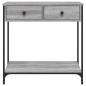 Preview: Konsolentisch Grau Sonoma 75x34,5x75 cm Holzwerkstoff