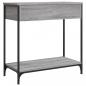 Preview: Konsolentisch Grau Sonoma 75x34,5x75 cm Holzwerkstoff