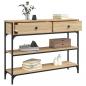 Preview: Konsolentisch Sonoma-Eiche 100x25x75 cm Holzwerkstoff