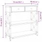 Preview: Konsolentisch Sonoma-Eiche 75x28x75 cm Holzwerkstoff