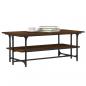 Preview: Couchtisch Braun Eichen-Optik 100x50x40 cm Holzwerkstoff