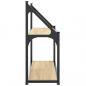 Preview: Wandregal 2 Fächer Sonoma-Eiche 60x21x51 cm Holzwerkstoff