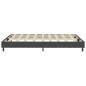 Preview: Boxspring-Bettgestell Grau Stoff 140x200 cm