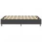 Preview: Boxspring-Bettgestell Grau Stoff 160x200 cm