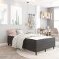Preview: Boxspringbett Dunkelgrau Stoff 120x200 cm