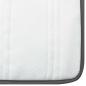 Preview: Boxspringbett Dunkelgrau Stoff 120x200 cm