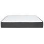 Preview: Boxspringbett Dunkelgrau Stoff 140x200 cm