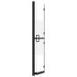 Preview: Faltbare begehbare Duschwand Halbmattiertes ESG-Glas 90x190 cm