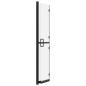 Preview: Faltbare begehbare Duschwand ESG-Glas mattiert 80x190 cm