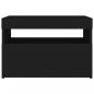 Preview: TV-Schrank mit LED-Leuchten Schwarz 60x35x40 cm
