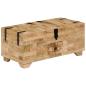 Preview: Couchtisch 80 x 40 x 35 cm Massivholz Mango