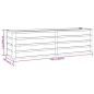 Preview: Hochbeet Rostig 160x40x45 cm Cortenstahl