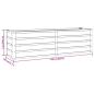 Preview: Hochbeet Rostig 160x40x45 cm Cortenstahl