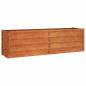 Preview: Hochbeet Rostig 160x40x45 cm Cortenstahl