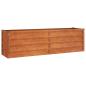 Preview: Hochbeet Rostig 160x40x45 cm Cortenstahl