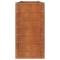 Preview: Hochbeet Rostig 160x40x77 cm Cortenstahl