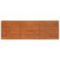 Preview: Hochbeet Rostig 240x40x77 cm Cortenstahl
