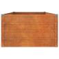 Preview: Hochbeet Rostig 160x80x45 cm Cortenstahl