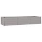 Preview: Hochbeet Rostig 240x80x45 cm Cortenstahl