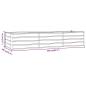 Preview: Hochbeet Rostig 240x80x45 cm Cortenstahl