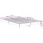 Preview: Bettgestell Braun Eichen-Optik 120x190 cm Holzwerkstoff