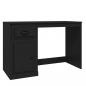 Preview: Schreibtisch mit Schublade Schwarz 115x50x75 cm Holzwerkstoff