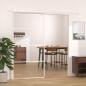 Preview: ARDEBO.de - Schiebetür ESG Glas und Aluminium 102,5x205 cm Weiß