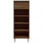 Preview: Schuhschrank Braun Eichen-Optik 40x36x105 cm Holzwerkstoff