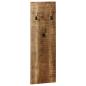 Preview: Wandgarderobe 2 Stk. Mangoholz Massiv 36x110x3 cm