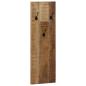 Preview: Wandgarderobe 2 Stk. Mangoholz Massiv 36x110x3 cm