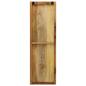 Preview: Wandgarderobe 2 Stk. Mangoholz Massiv 36x110x3 cm