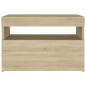 Preview: TV-Schrank mit LED-Leuchten Sonoma-Eiche 60x35x40 cm