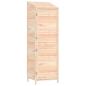 Preview: Geräteschuppen 55x52x174,5 cm Massivholz Tanne