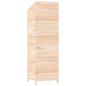 Preview: Geräteschuppen 55x52x174,5 cm Massivholz Tanne