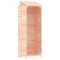 Preview: Geräteschuppen 55x52x174,5 cm Massivholz Tanne