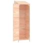 Preview: Geräteschuppen 55x52x174,5 cm Massivholz Tanne
