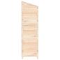 Preview: Geräteschuppen 55x52x174,5 cm Massivholz Tanne