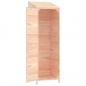 Preview: Geräteschuppen 55x52x174,5 cm Massivholz Tanne