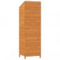 Preview: Geräteschuppen Braun 55x52x174,5 cm Massivholz Tanne